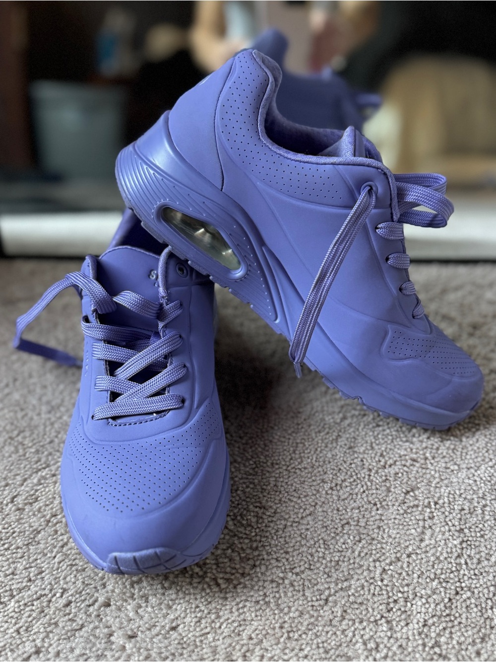 Skechers Lavender Athletic Air-Cushion Sneakers